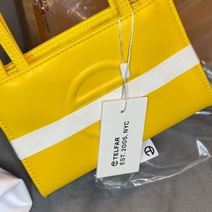 Small Yellow Telfar Bag